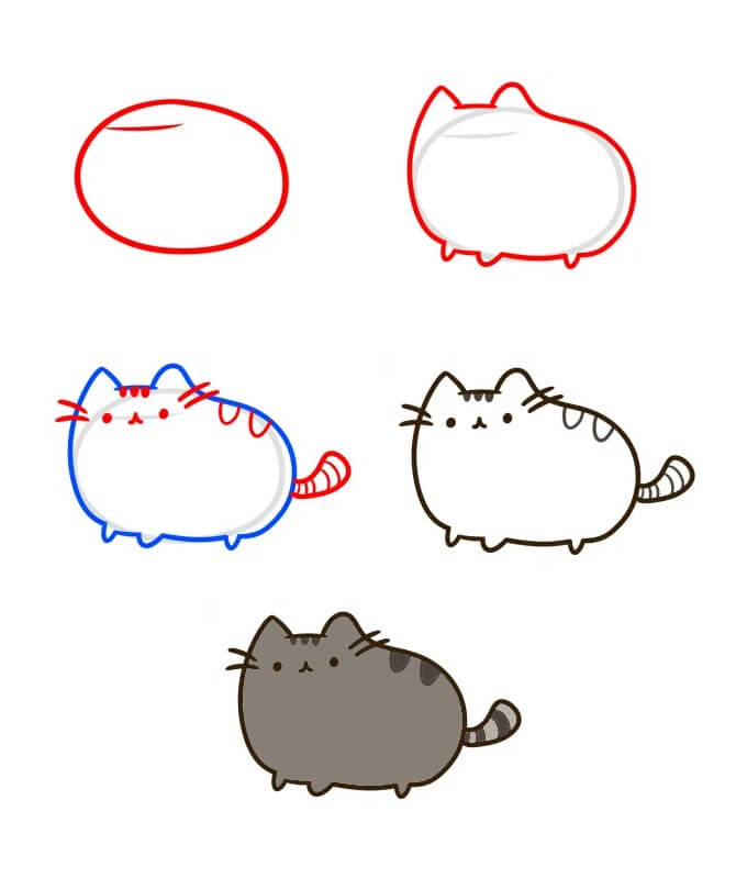 Pusheen Idee (6) zeichnen ideen