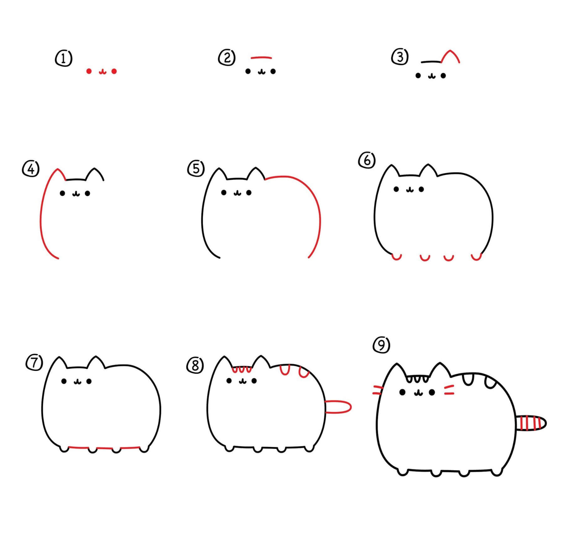 Pusheen Idee (8) zeichnen ideen