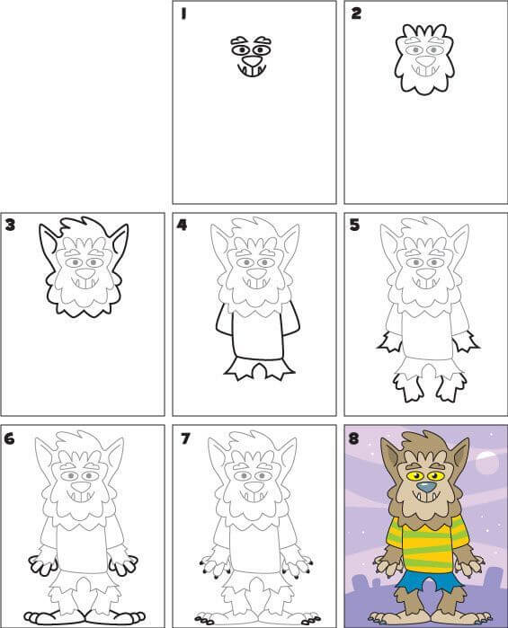 Werwolf-Idee (12) zeichnen ideen