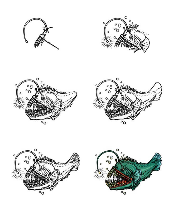 Anglerfish Idee (3) zeichnen ideen