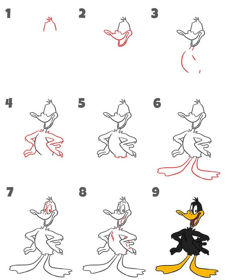 Daffy Duck-Idee (1) zeichnen ideen