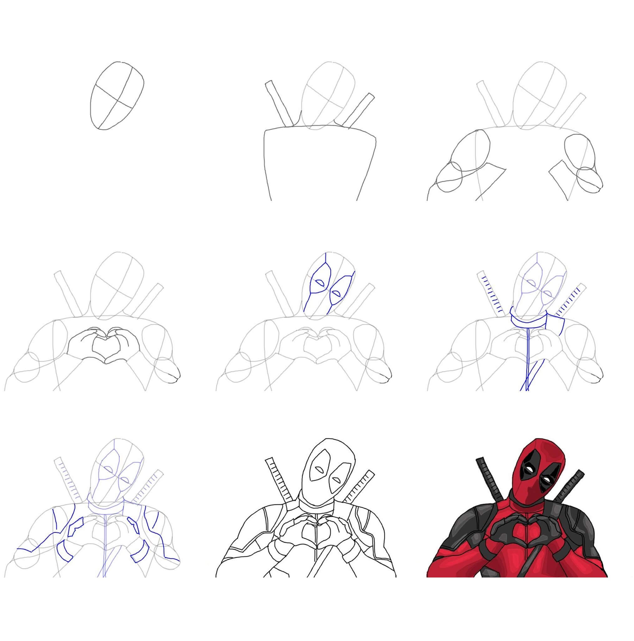 Deadpool-Ideen (6) zeichnen ideen