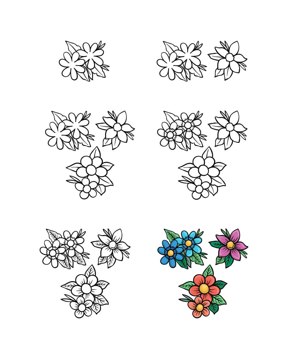 Frühlingsblumen (3) zeichnen ideen