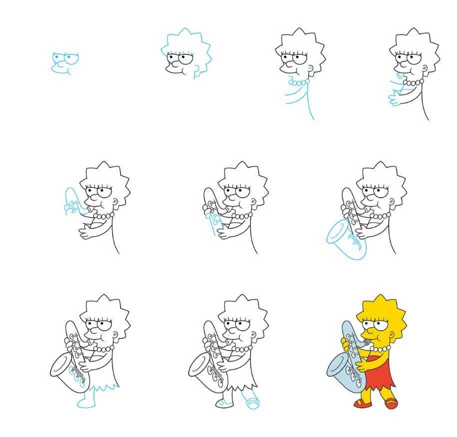 Idee Lisa Simpson (10) zeichnen ideen