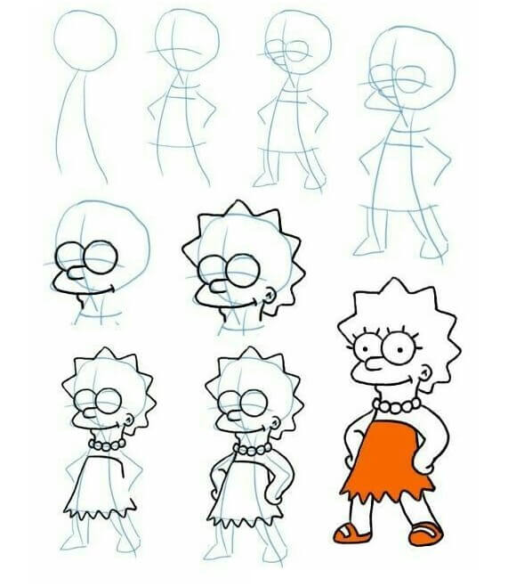 Idee Lisa Simpson (7) zeichnen ideen