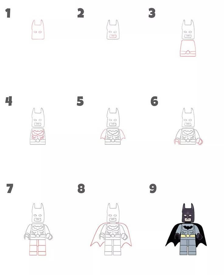 Lego Batman (2) zeichnen ideen