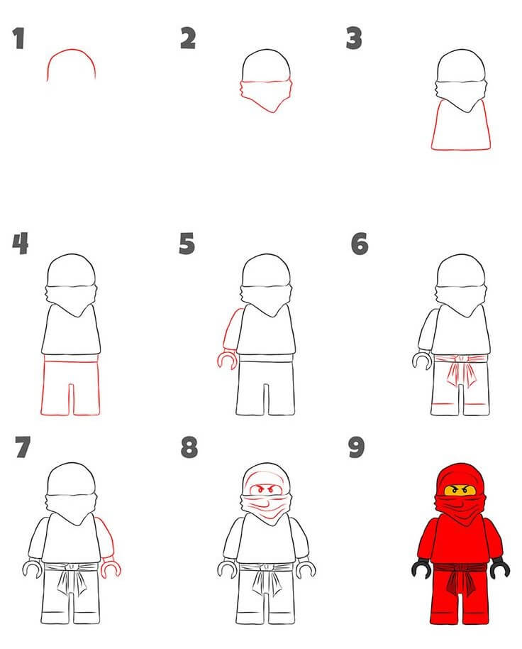 Lego Ninja (1) zeichnen ideen