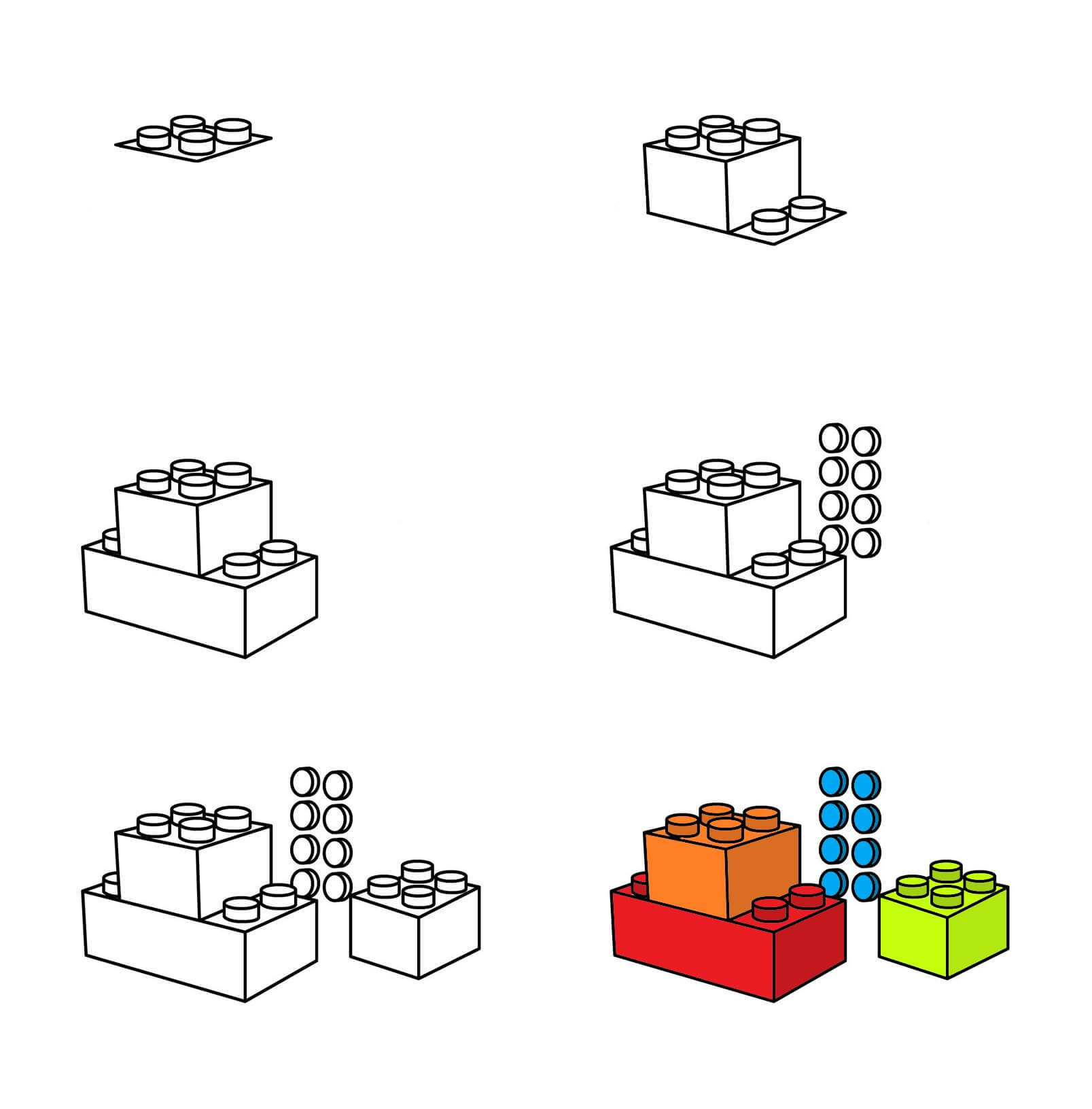 Legosteine ​​(2) zeichnen ideen