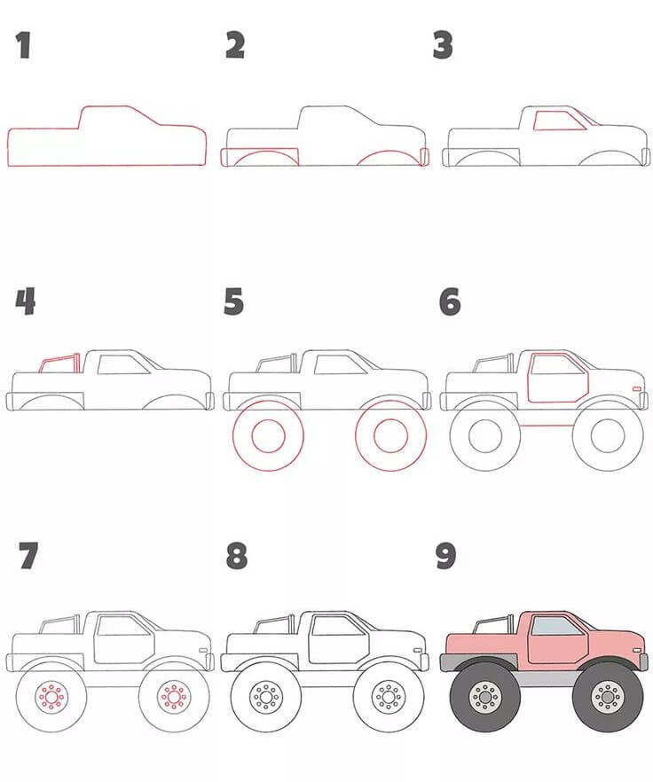 MonsterTruck Idee (1) zeichnen ideen