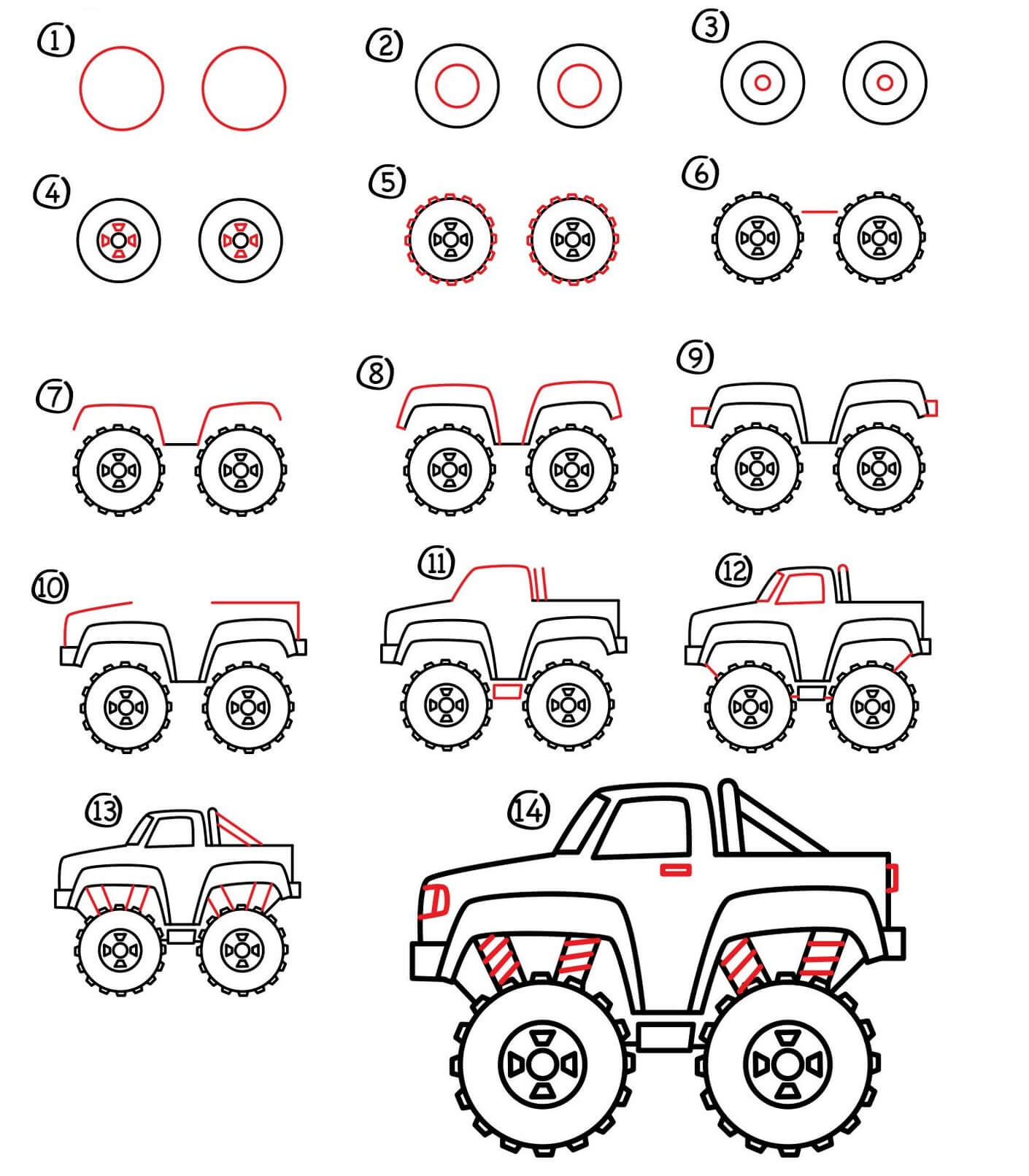 MonsterTruck Idee (4) zeichnen ideen