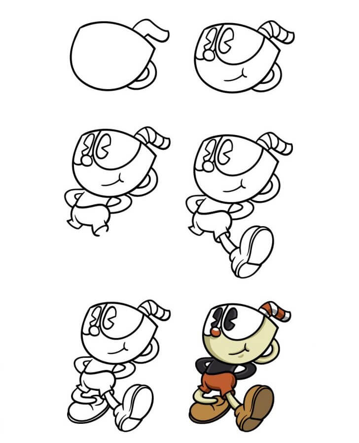 Cuphead Idee (1) zeichnen ideen