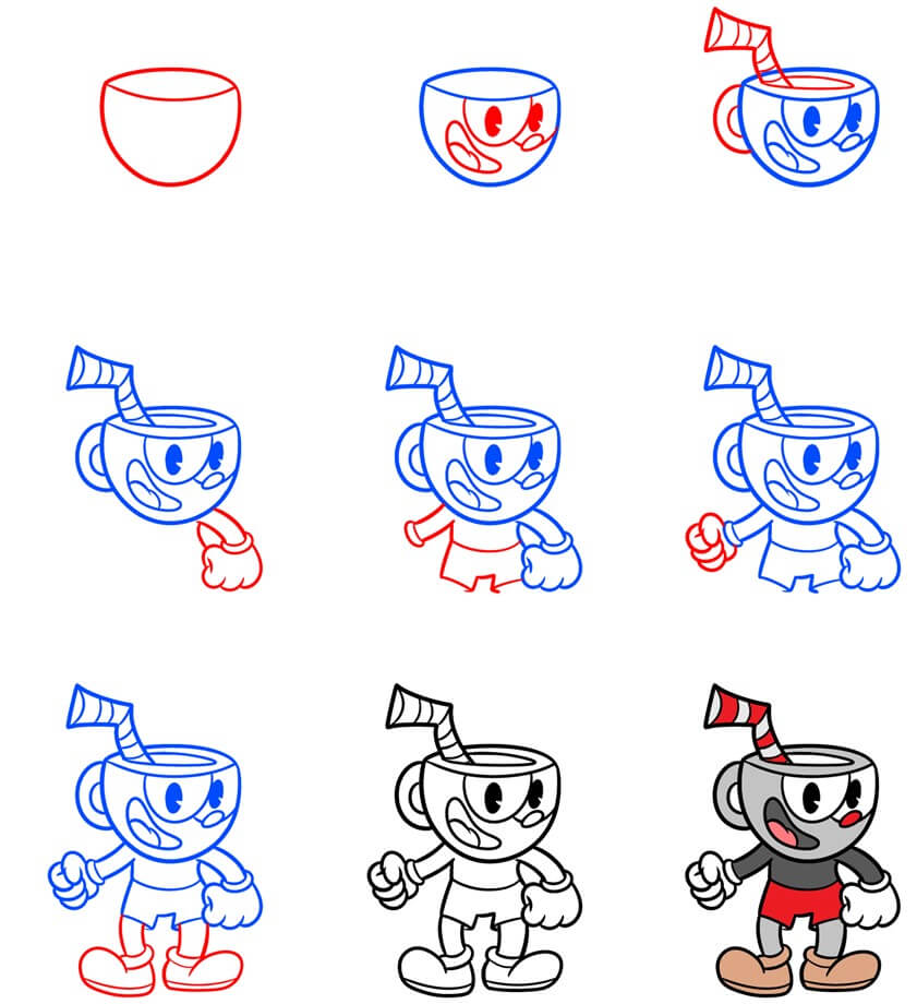 Cuphead Idee (5) zeichnen ideen