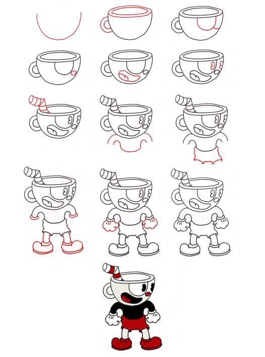 Cuphead Idee (7) zeichnen ideen