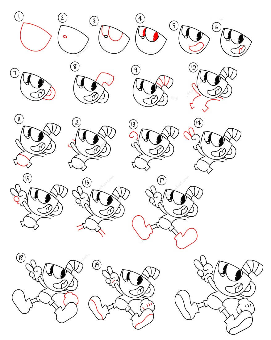 Cuphead Idee (8) zeichnen ideen