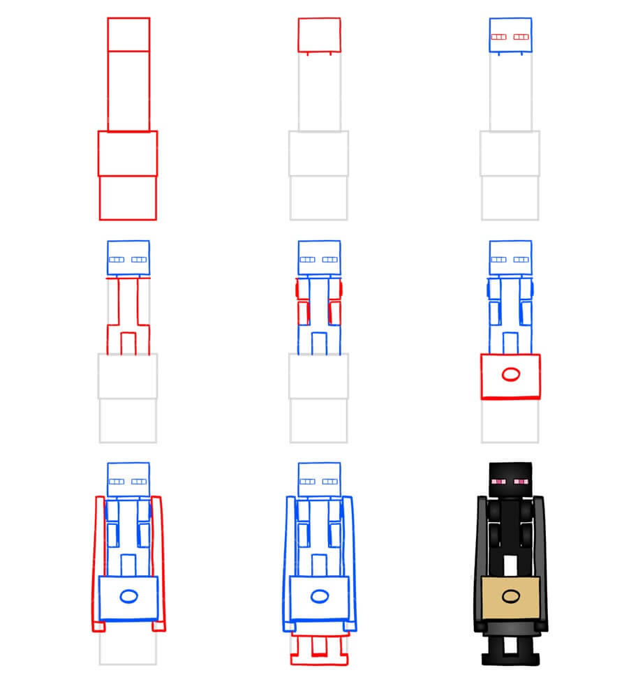 Enderman-Idee (13) zeichnen ideen