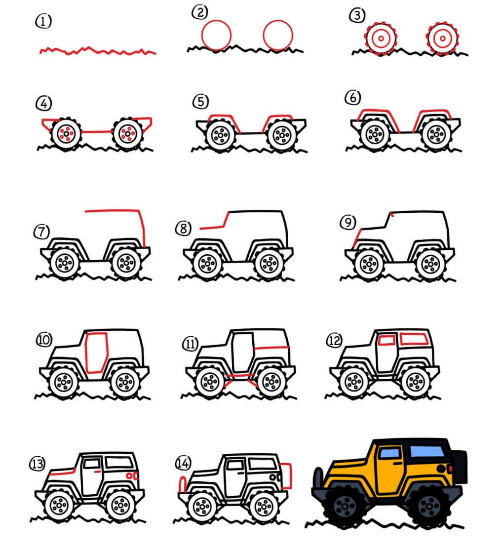 Jeep Idee (7) zeichnen ideen