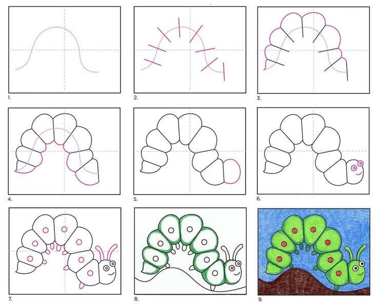 Raupe-Idee (1) zeichnen ideen