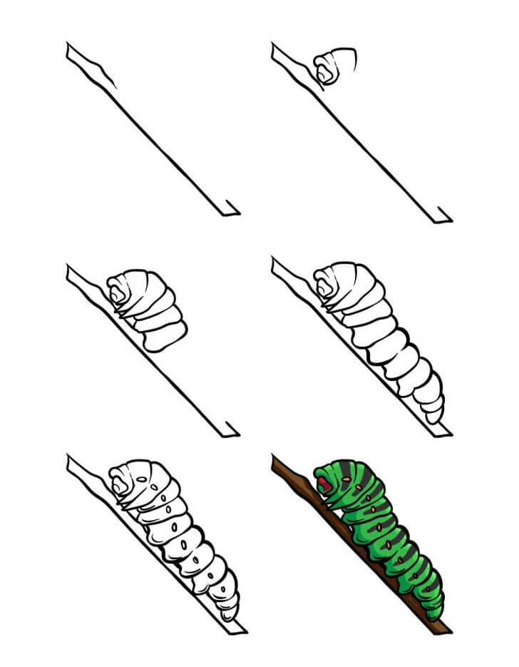 Raupe-Idee (12) zeichnen ideen