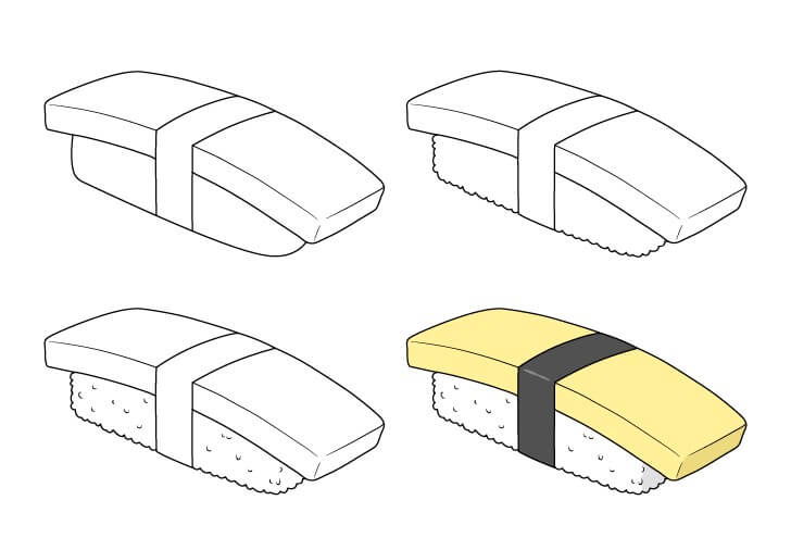 Zeichnen Lernen Sushi Idee (12)