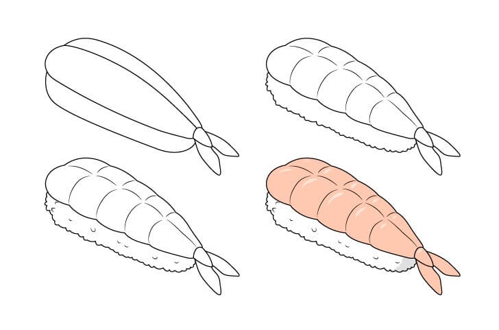 Zeichnen Lernen Sushi Idee (19)