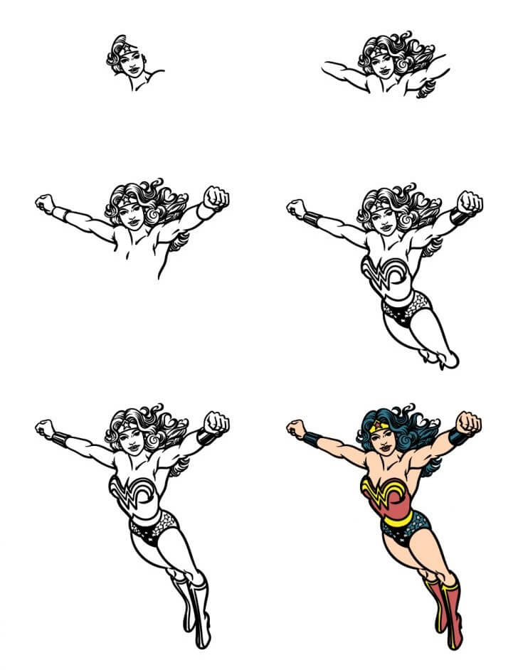 Wonder Woman Idee (9) zeichnen ideen