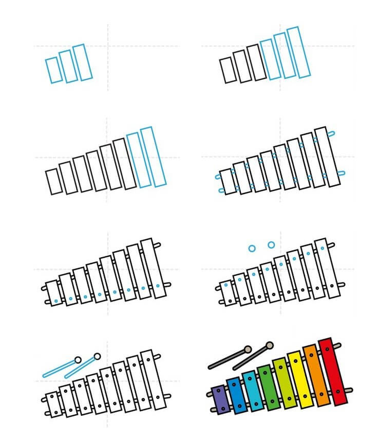 Xylophon Idee (2) zeichnen ideen