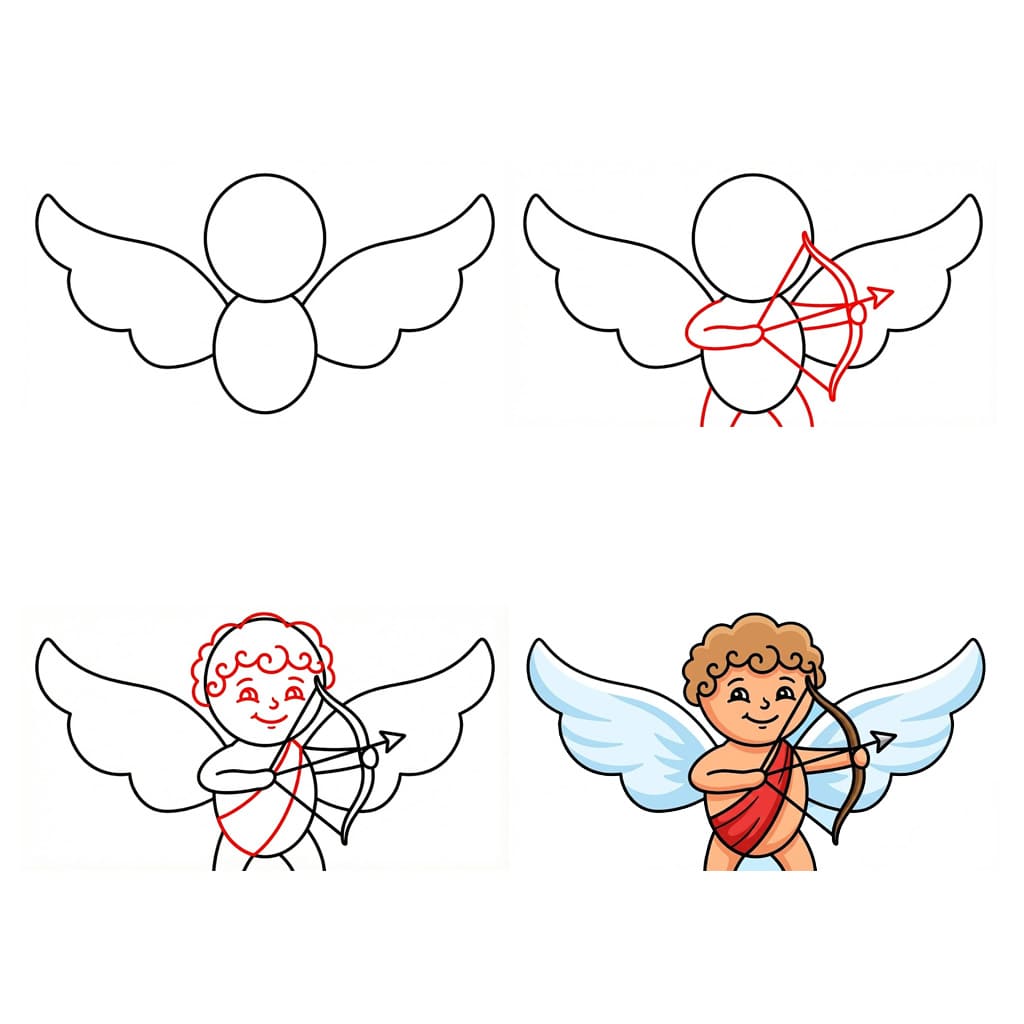 Kleiner Amor zeichnen ideen