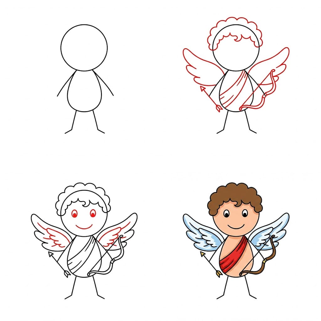 Süßer Amor zeichnen ideen