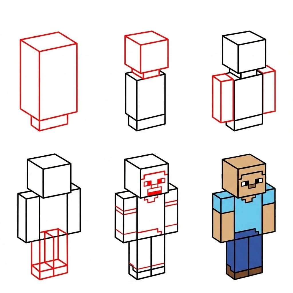 Cool Minecraft zeichnen ideen