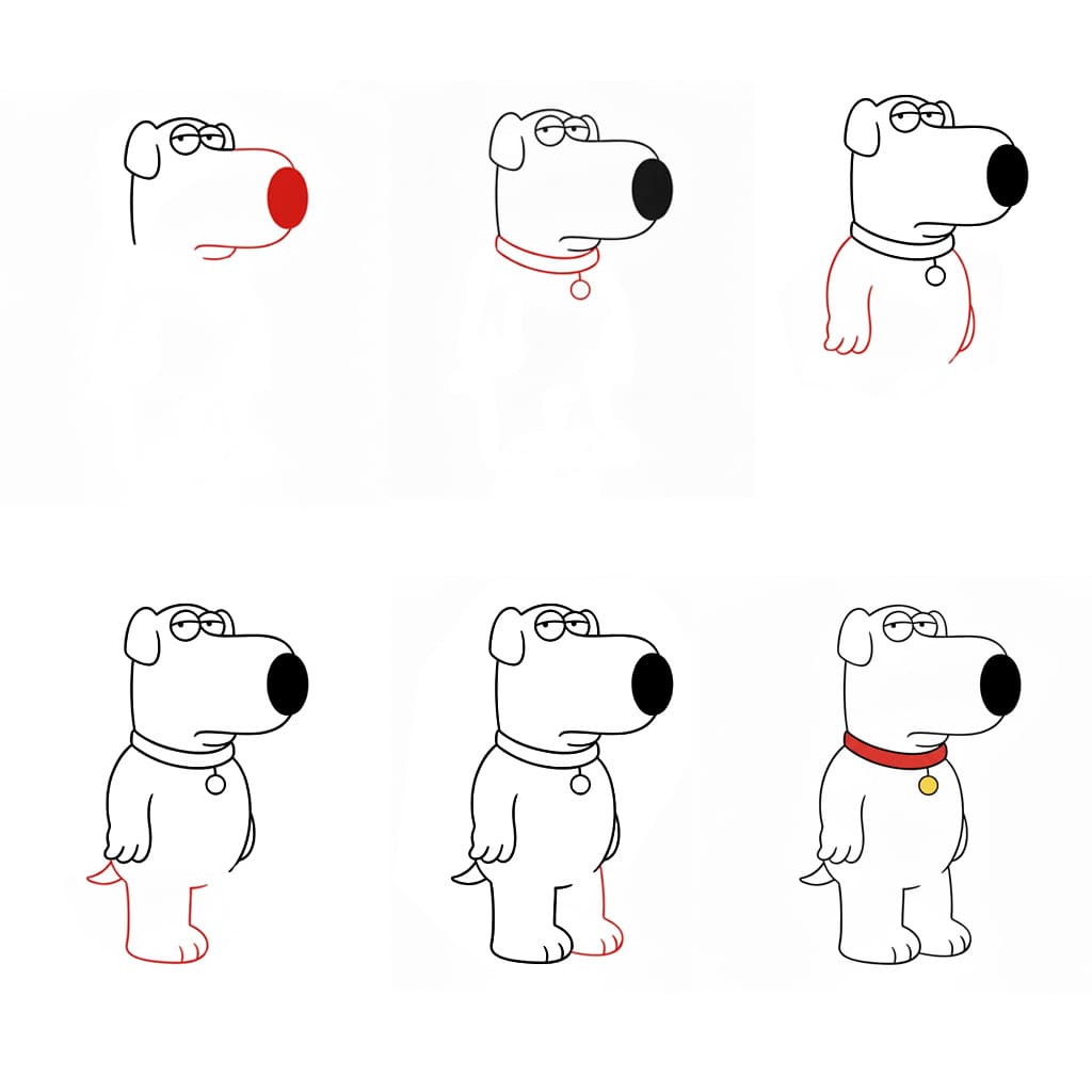 Family Guy Brian zeichnen ideen