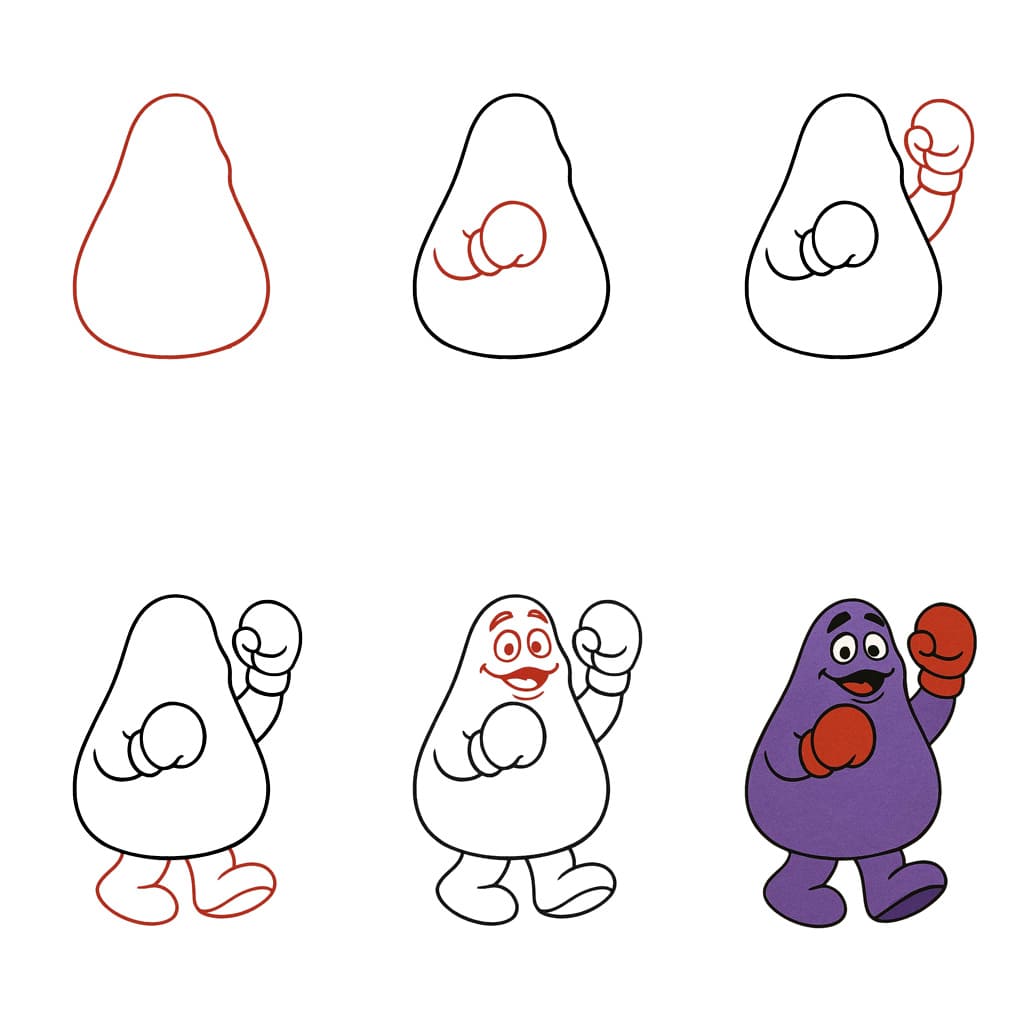 Grimace boxen zeichnen ideen