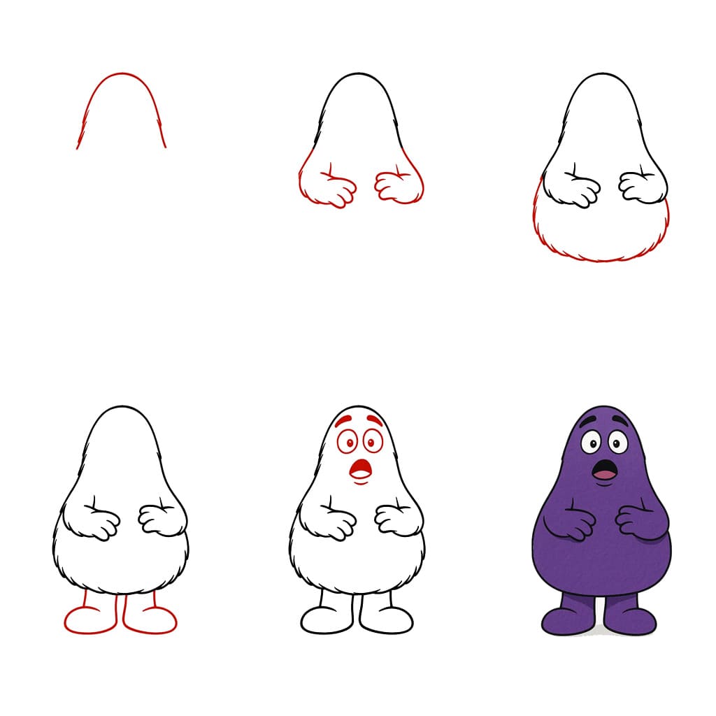 Grimace überrascht zeichnen ideen