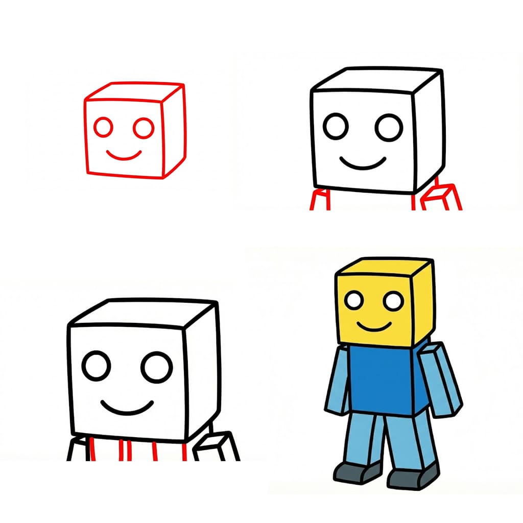 Roblox Grundlagen zeichnen ideen