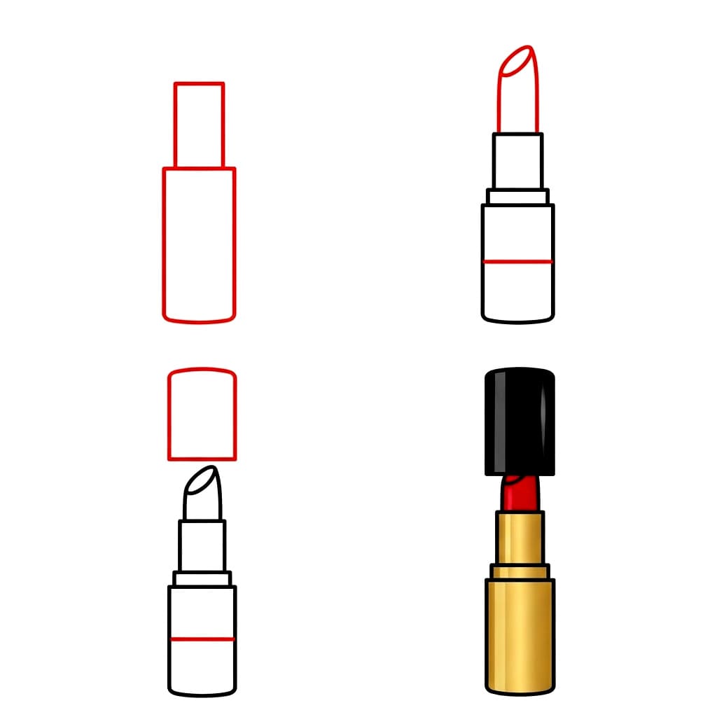 Standard Lippenstift zeichnen ideen