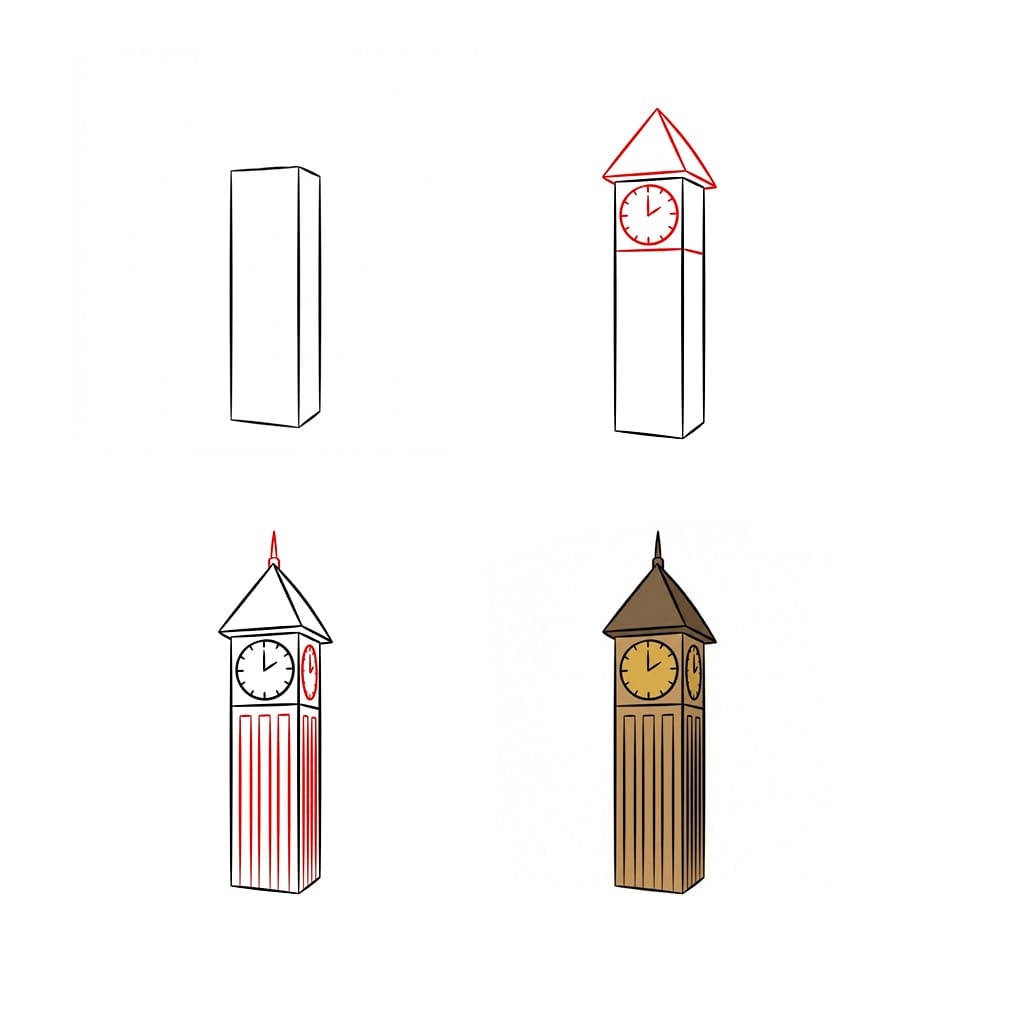 Big Ben Detail zeichnen ideen