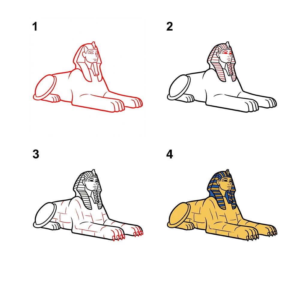 Sphinx zeichnen ideen