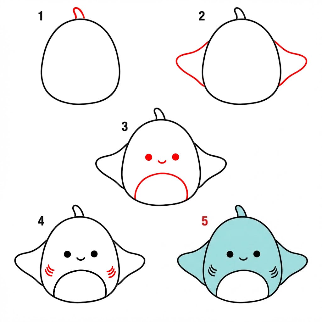 Squishmallows Maggie zeichnen ideen