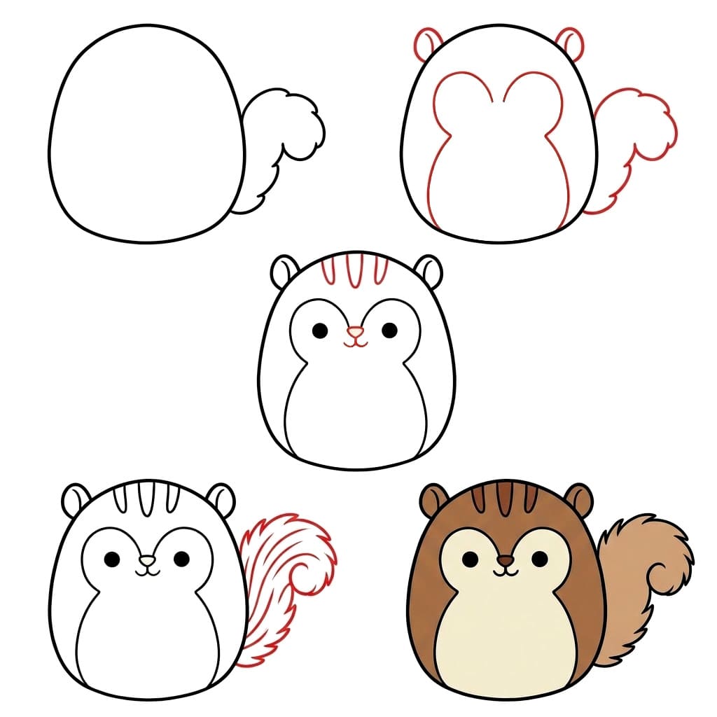 Squishmallows Sawyer zeichnen ideen