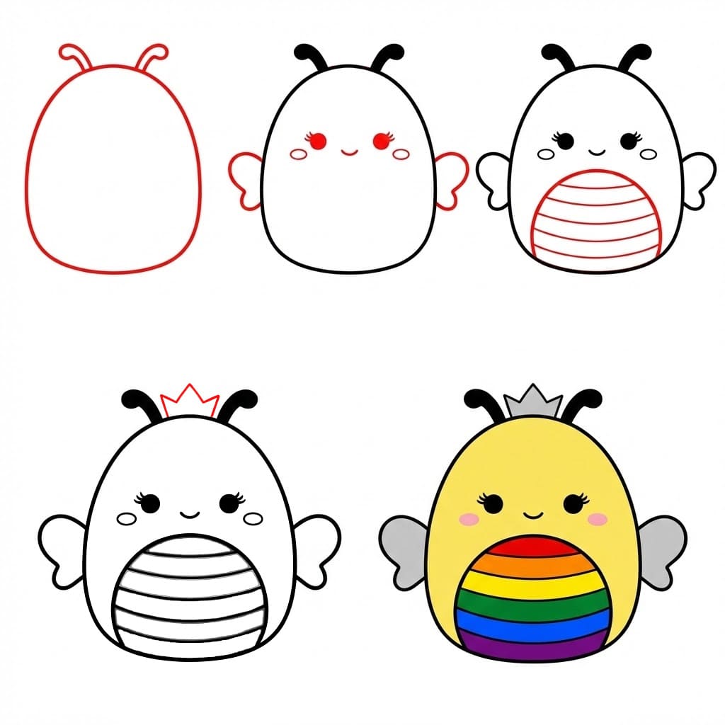 Squishmallows Sunny zeichnen ideen