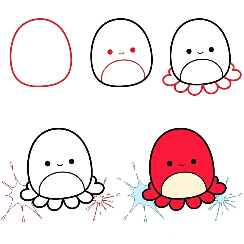 Squishmallows Veronica zeichnen ideen