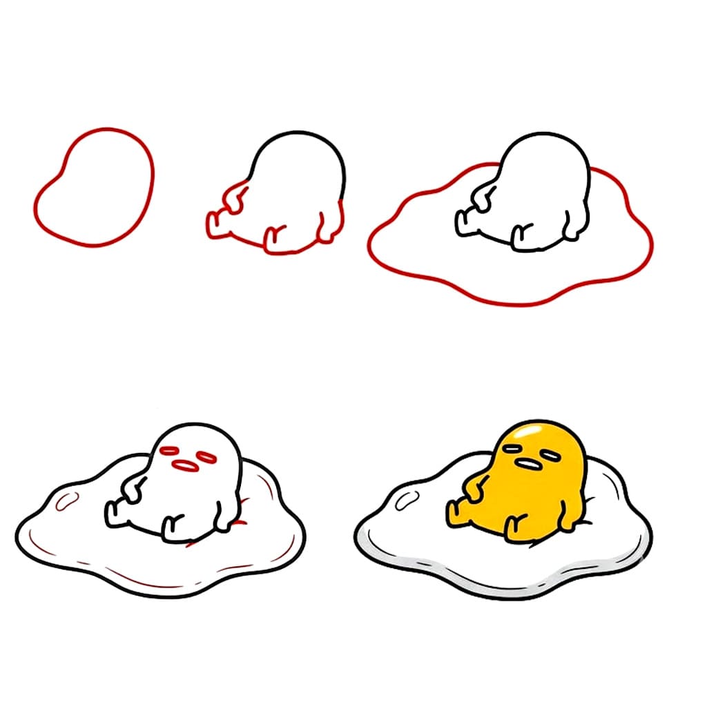 Gudetama zeichnen ideen