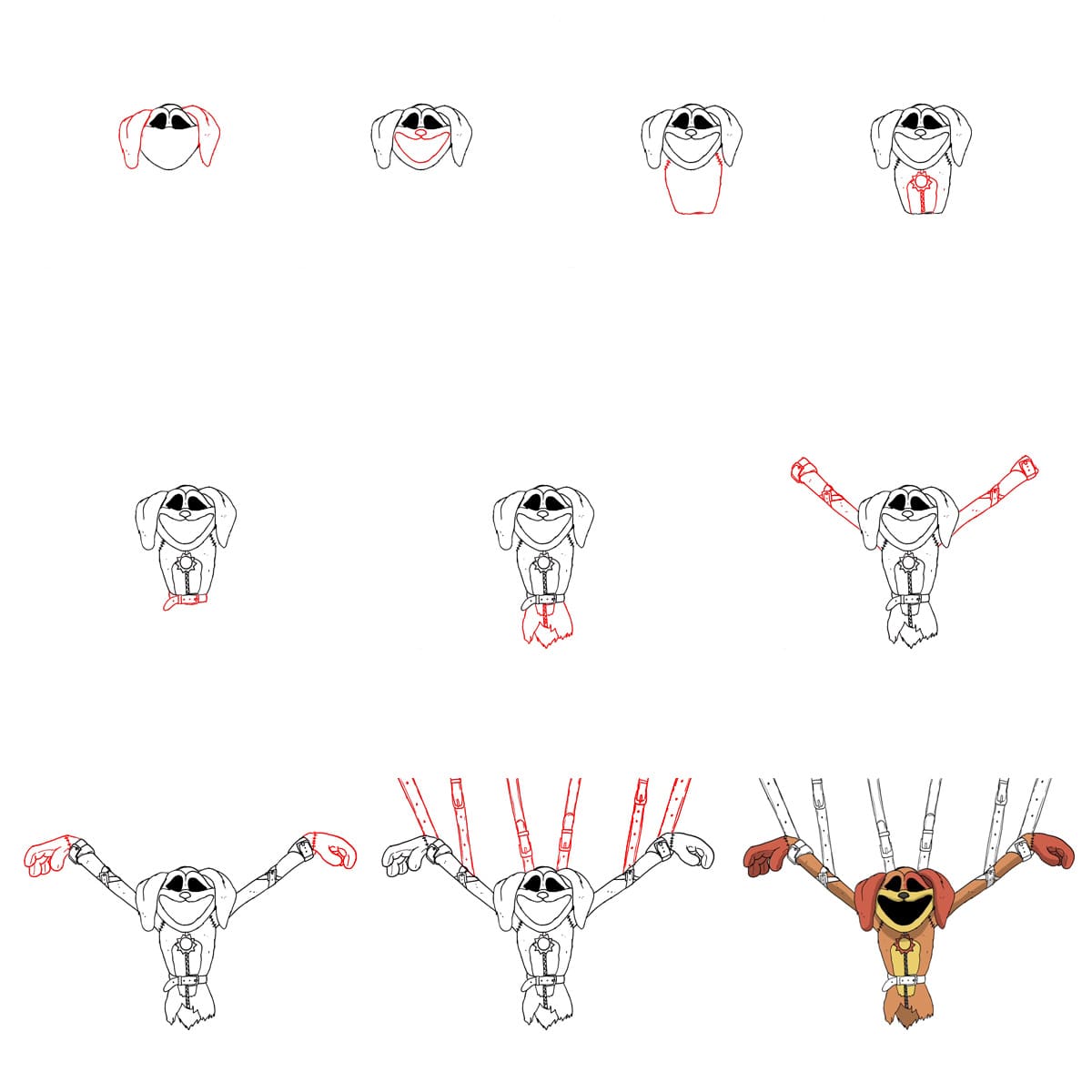 Monströser DogDay zeichnen ideen