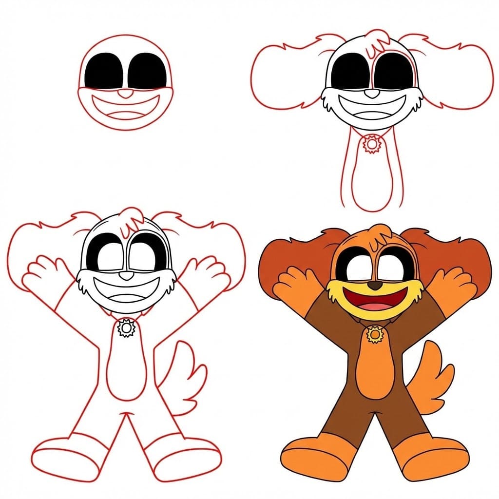 Mürrischer DogDay zeichnen ideen