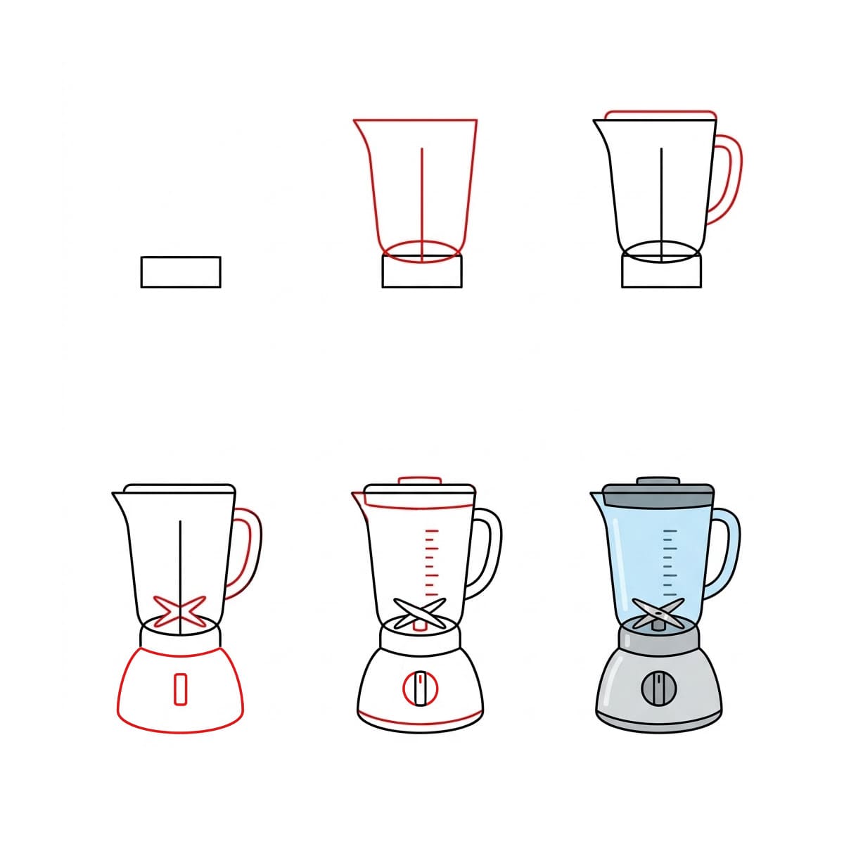 Standmixer zeichnen ideen