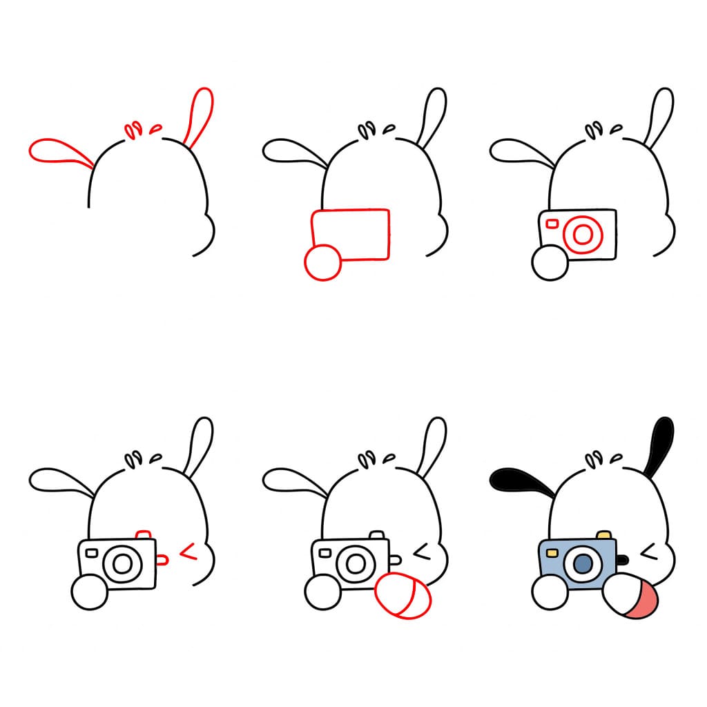 Pochacco fotografiert zeichnen ideen