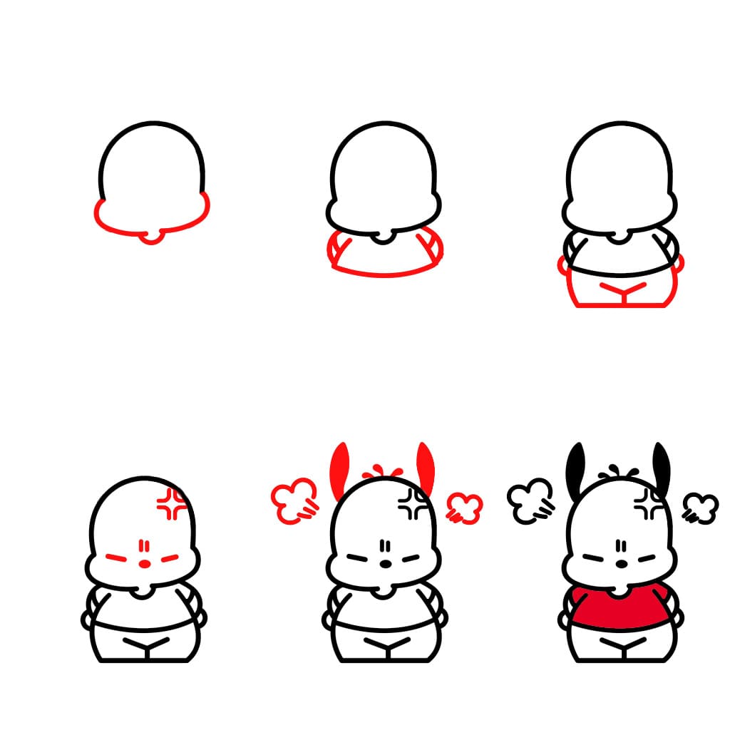 Pochacco wütend zeichnen ideen