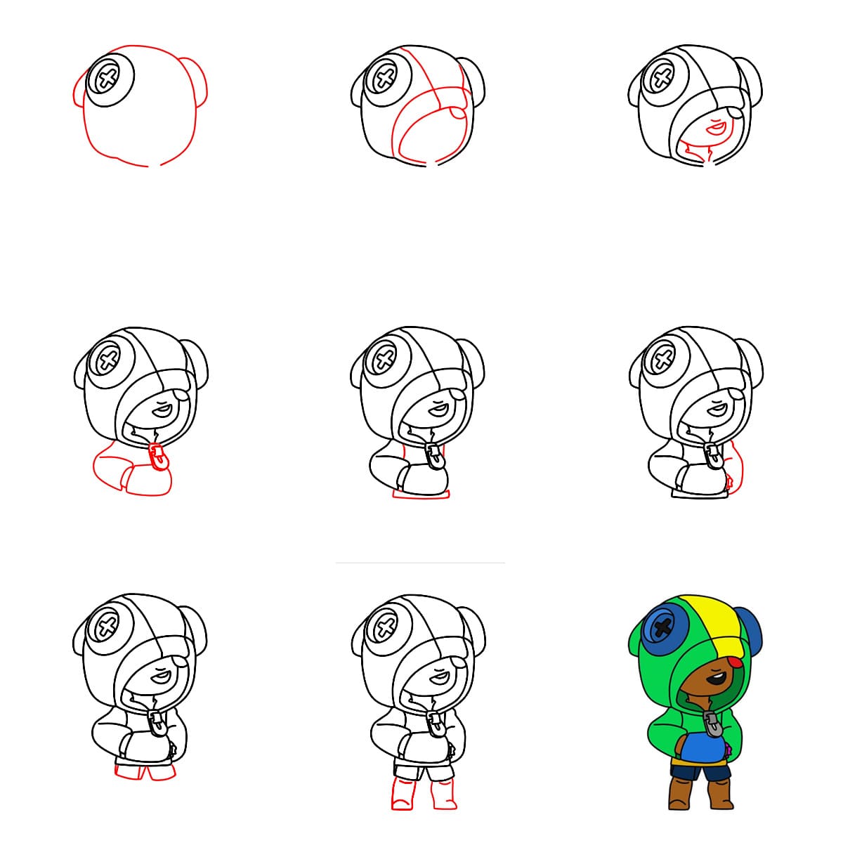 Brawl Stars Leon zeichnen ideen