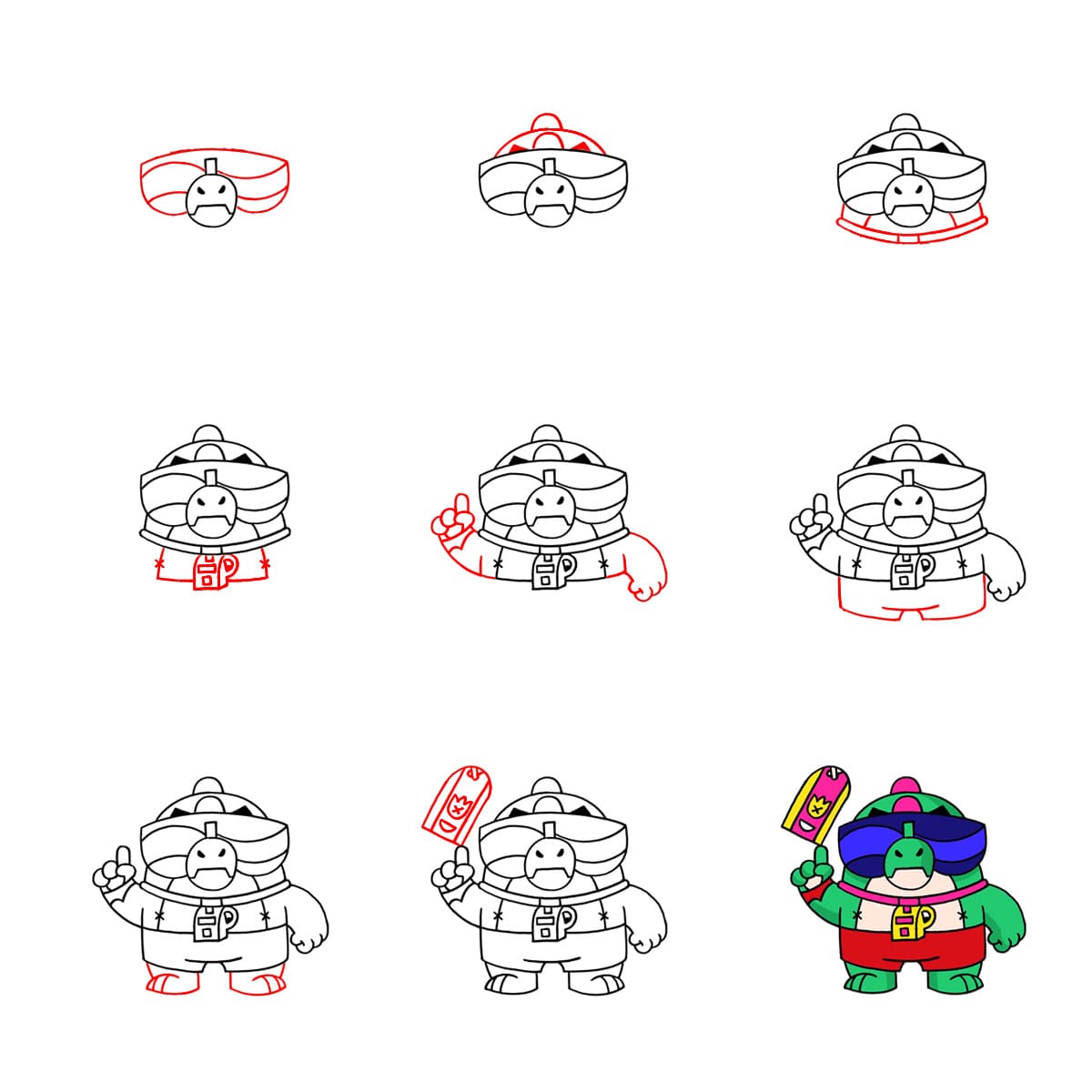 Buzz Brawl Stars zeichnen ideen