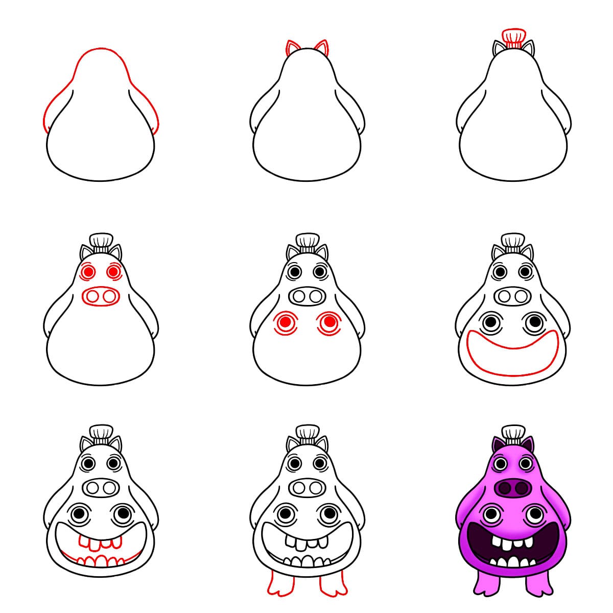 Zeichnen Lernen Chef Pigster mugt