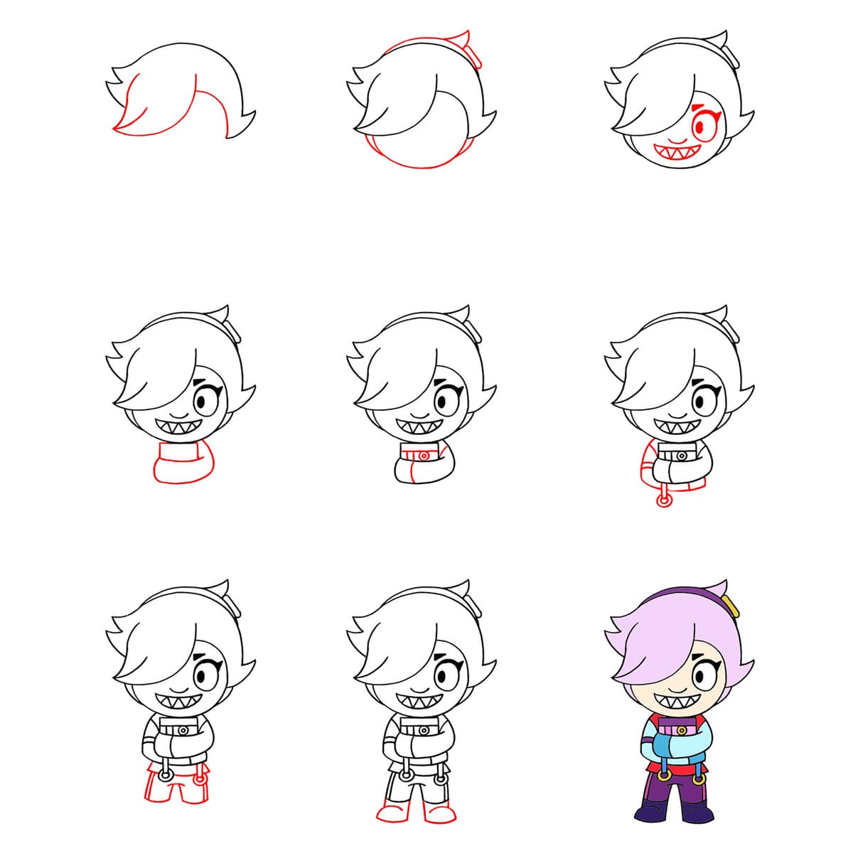 Colette Brawl Stars zeichnen ideen